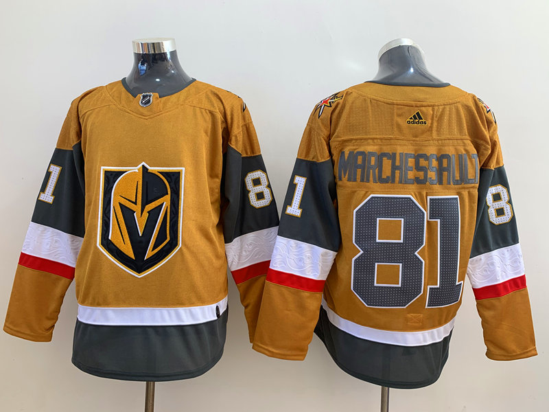 Men's Vegas Golden Knights Jonathan Marchessault #81 Gold Breakaway Jersey